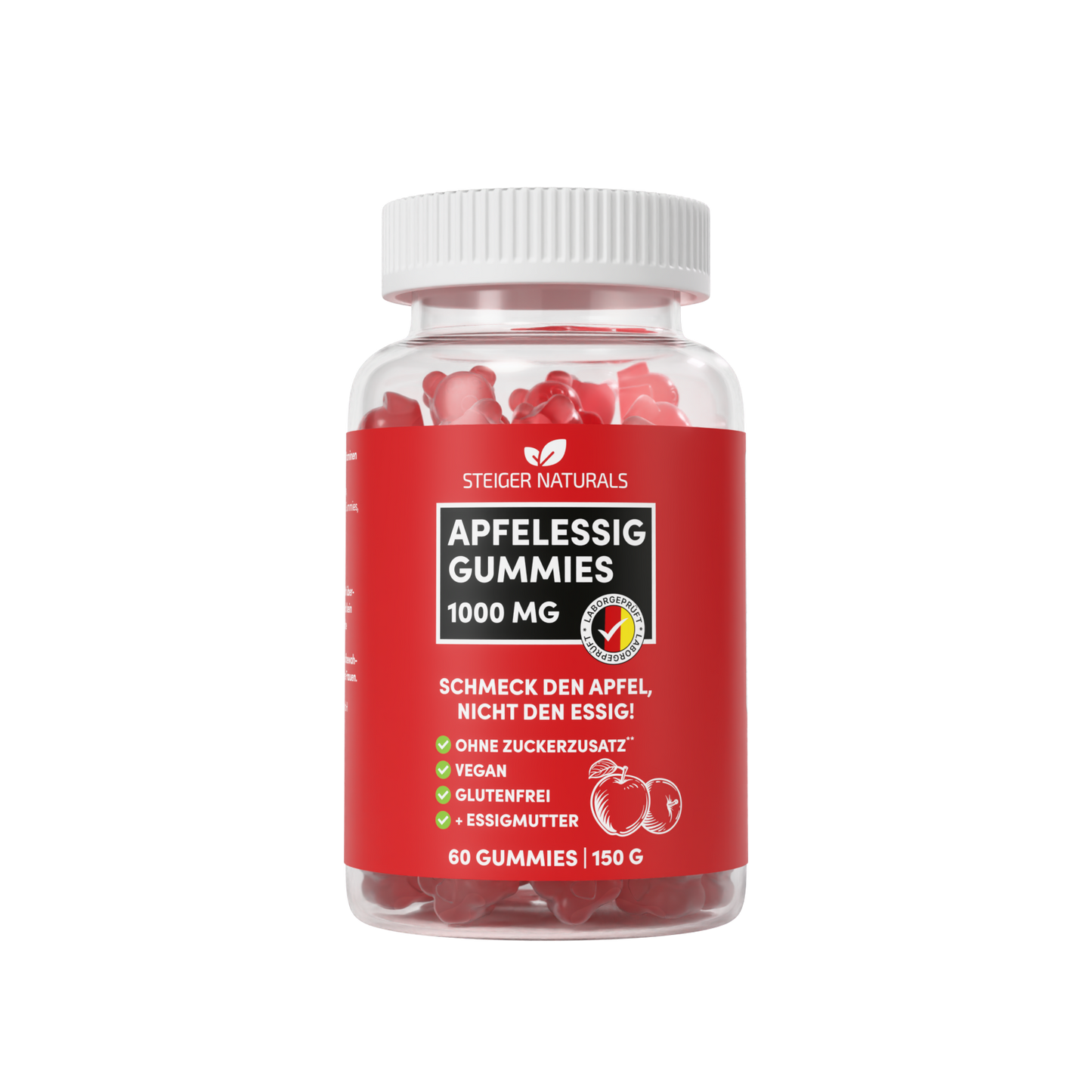 Apfelessig Gummies 60 Gummies