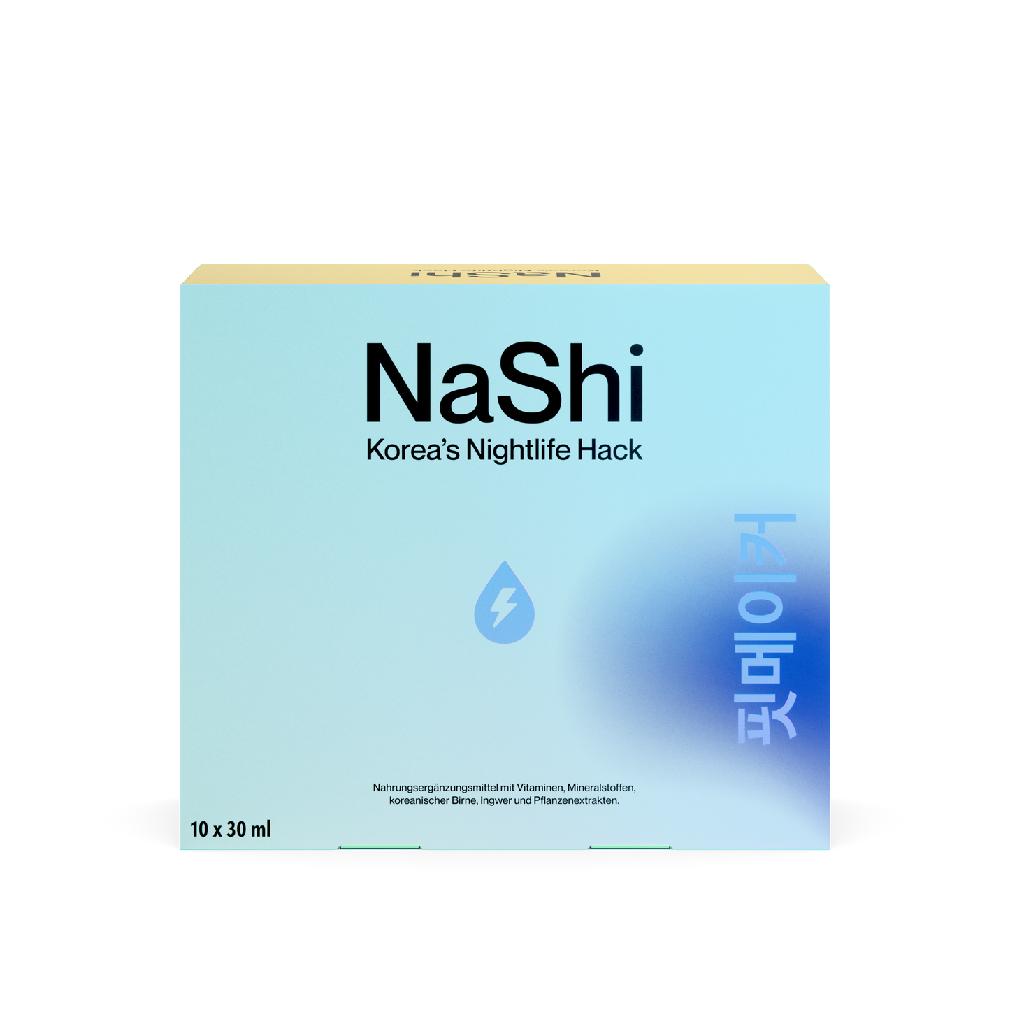 Elektrolyten Getränk NaShi, 10 Elektrolyten-Shots