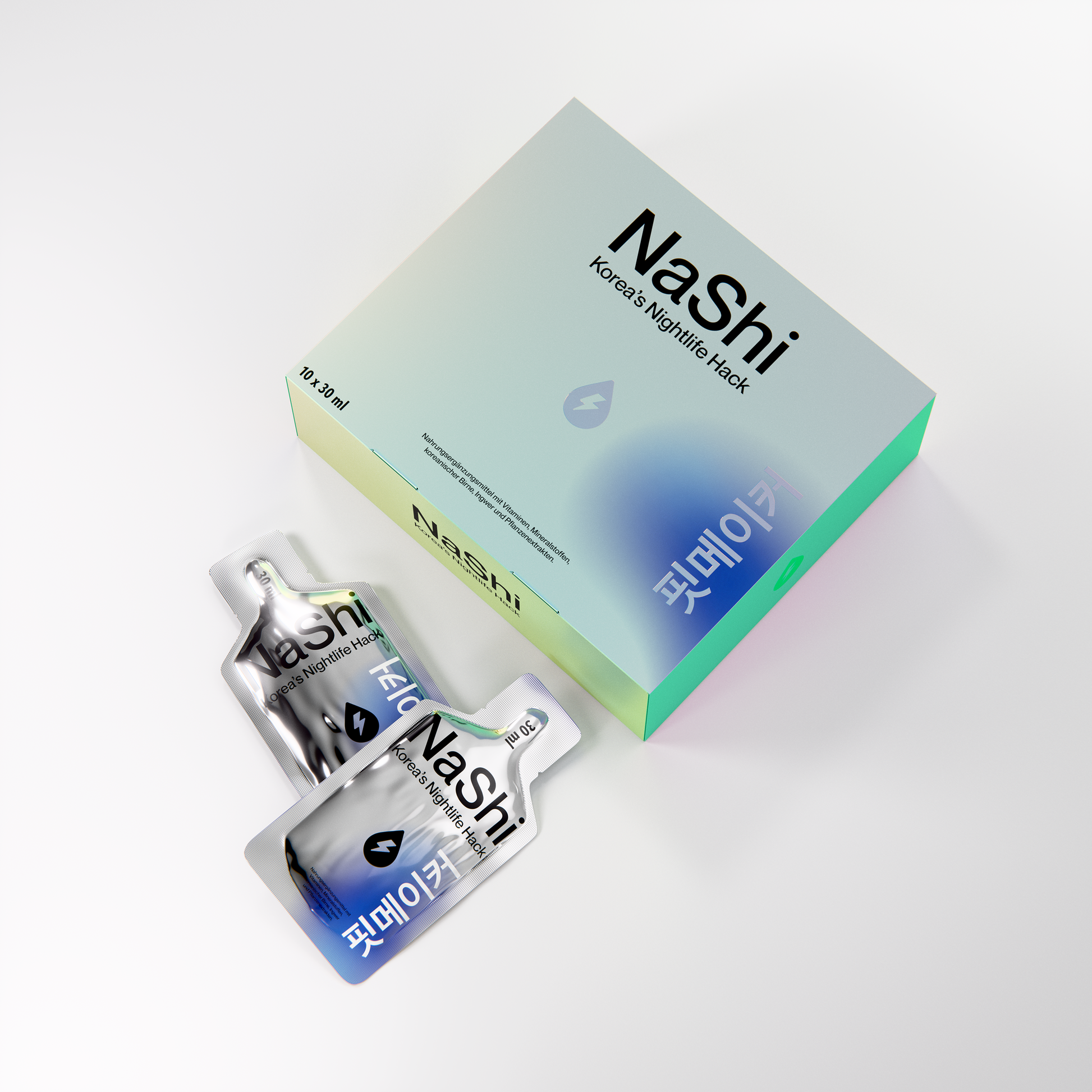 Elektrolyten Getränk NaShi, 10 Elektrolyten-Shots