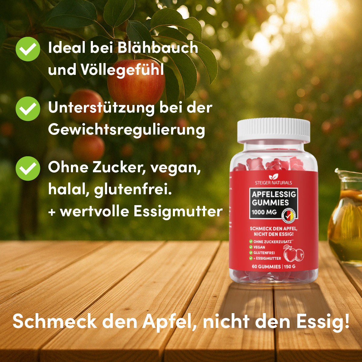 Apfelessig Gummies