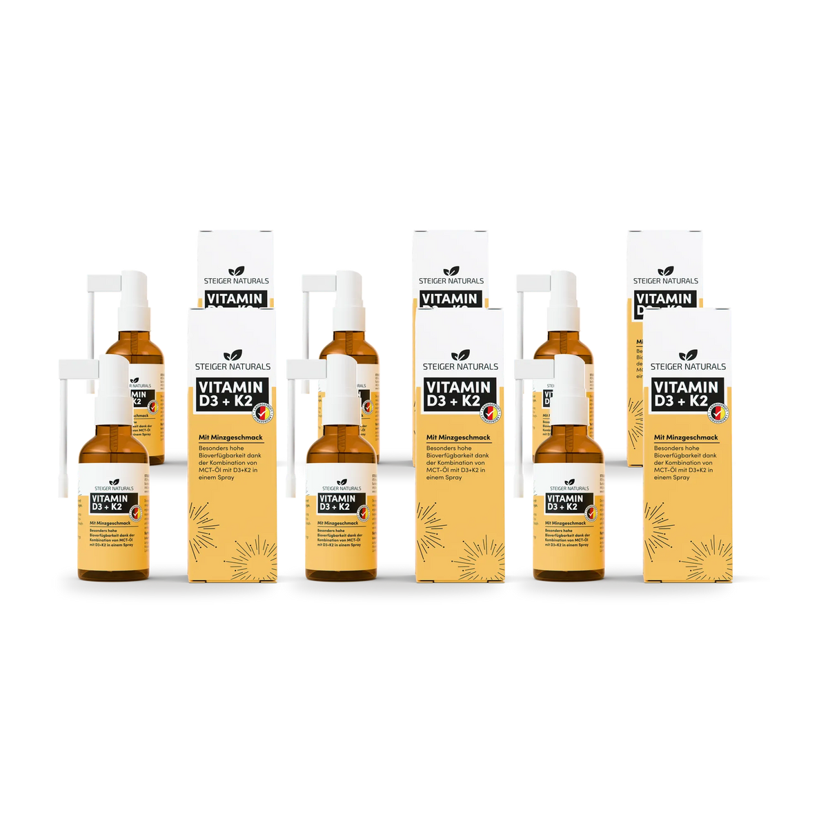 Vitamin D3+K2 Spray 6er-Set