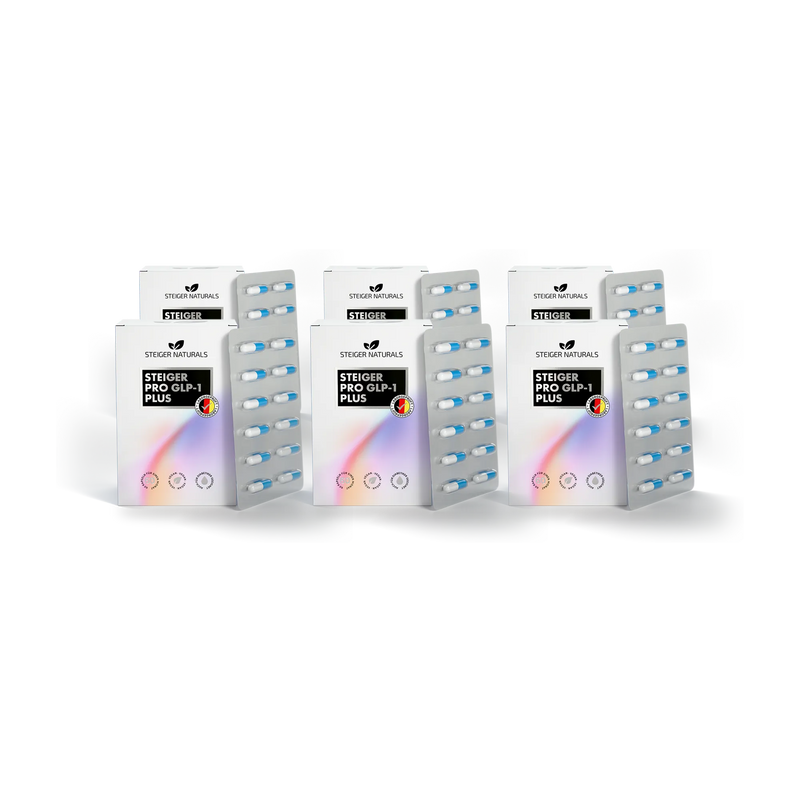 6-Pack Discount Price (6 Months) – Steiger Pro GLP 1 Plus Capsules
