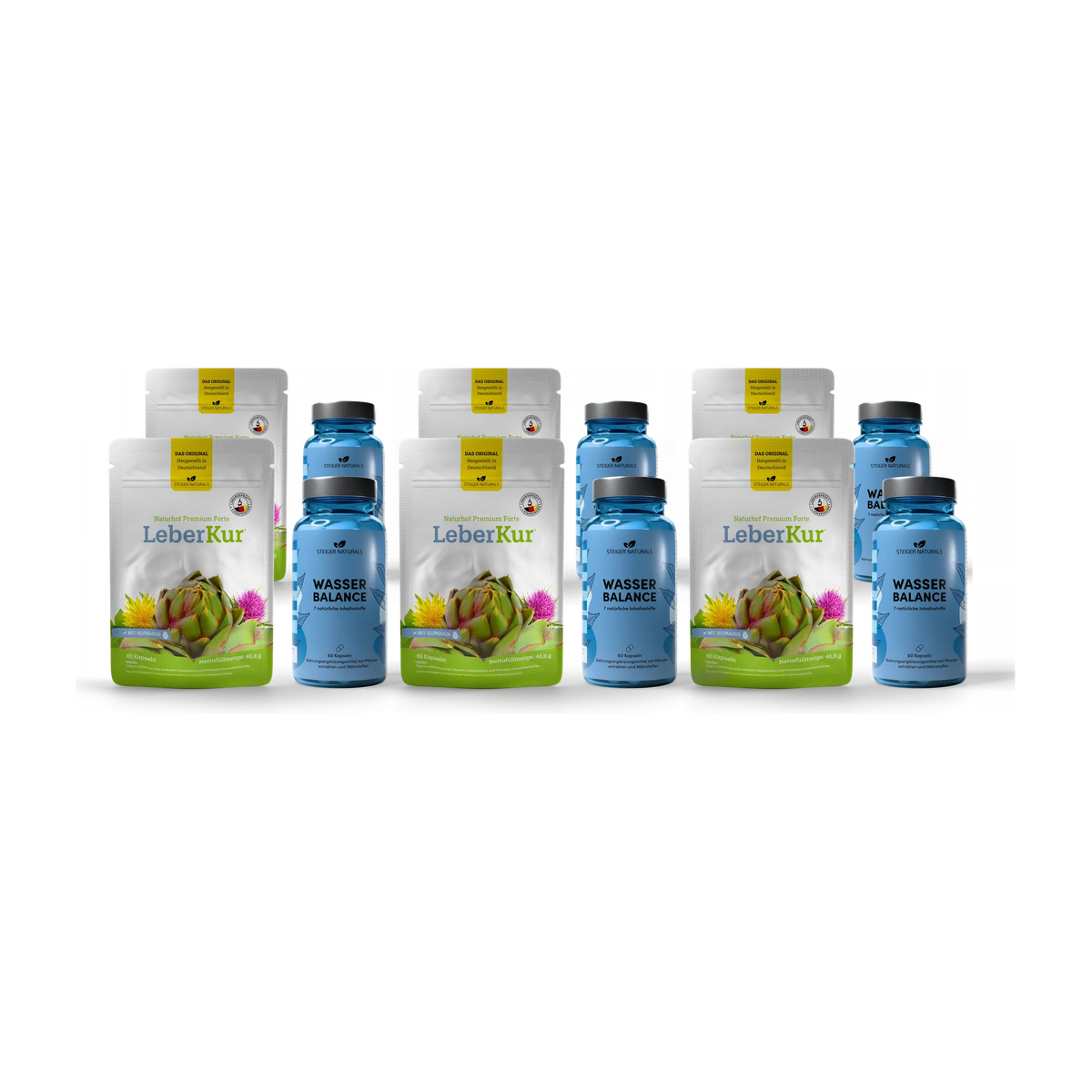 Set Leberkur + Wasser Balance 6er-Set