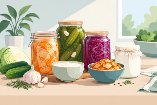 Fermentierte Lebensmittel täglich einbauen
