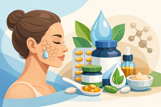 Welches Supplement bei trockener Haut hilft?