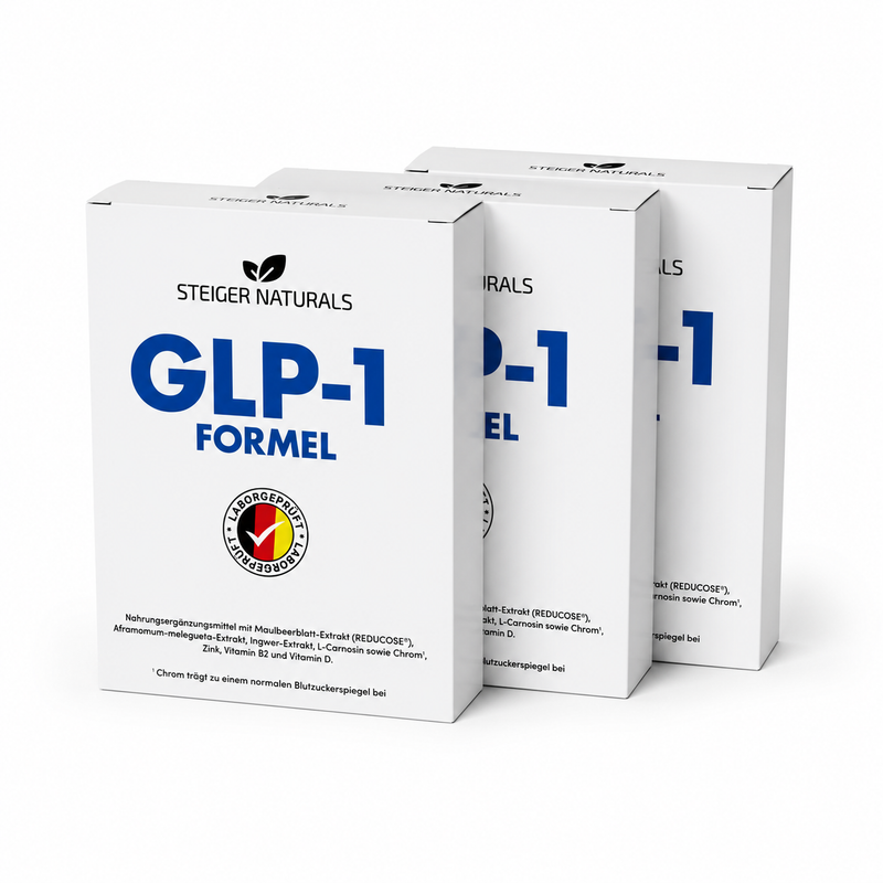 3er-Pack Sparpreis (3 Monate) – Steiger Naturals GLP-1 Formel