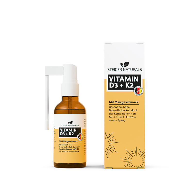 3 Packungen – Vitamin D3+K2 Spray
