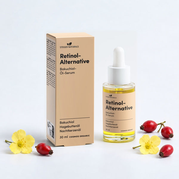 Retinol-Alternative Öl-Serum mit Hagebutten und Nachtkerzenblüten