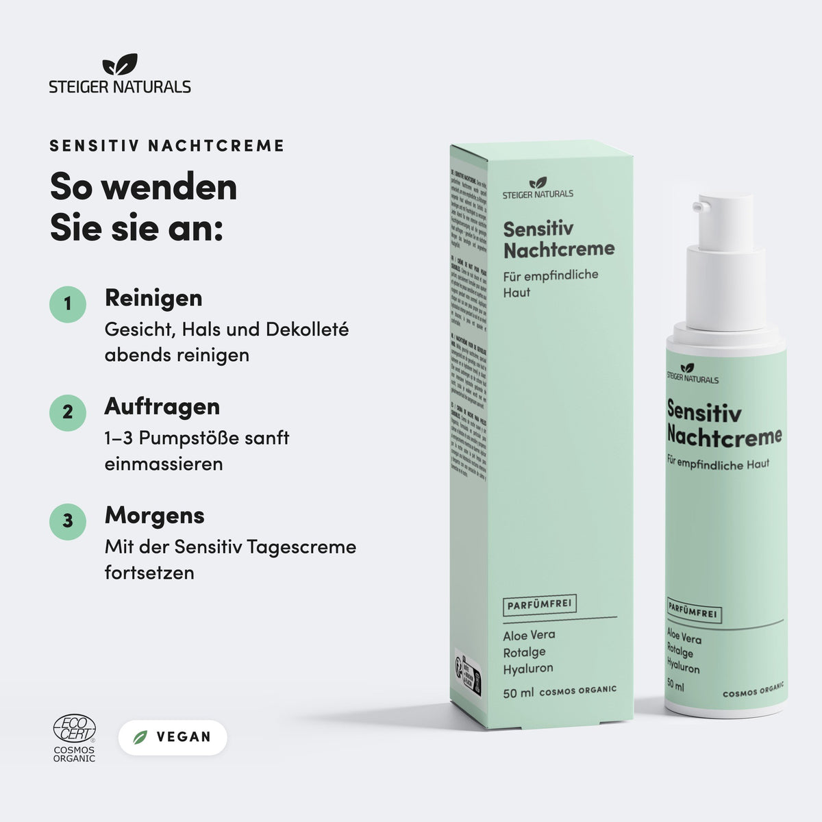 Sensitiv Nachtcreme: So wenden Sie sie an