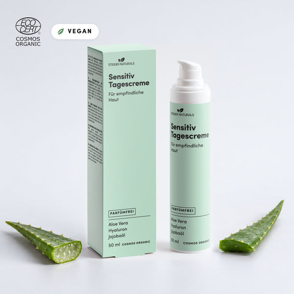 Sensitiv Tagescreme von Steiger Naturals
