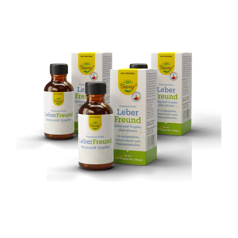 3er-Pack Sparpreis – Leber Freund Bitterstoff-Tropfen