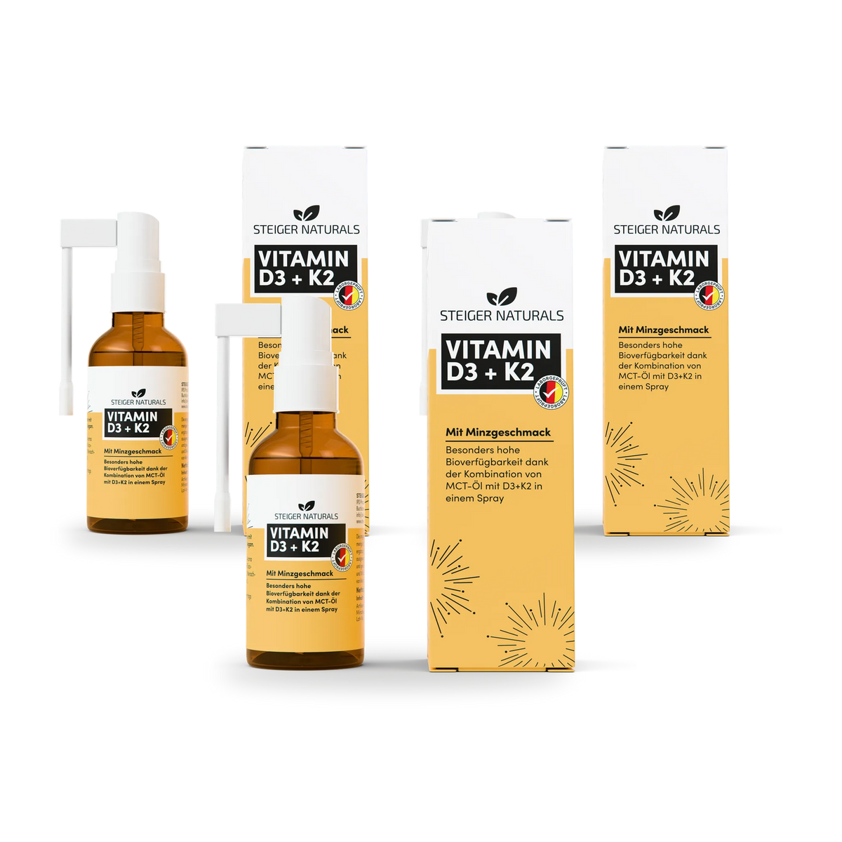 Vitamin D3+K2 Spray 3er-Set