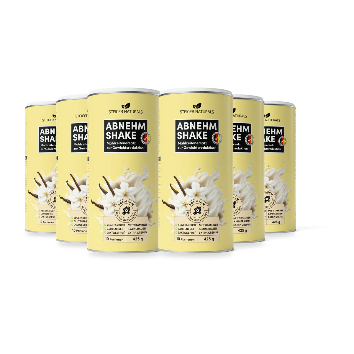 Abnehm-Shake 6er-Set Vanille