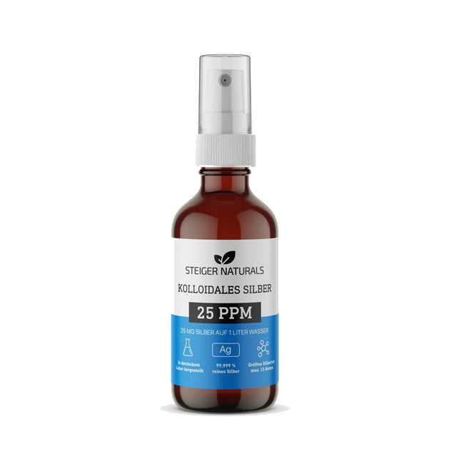 25 PPM / 2er-Pack Sparpreis – Коллоидный серебряный водяной спрей